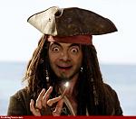 Mr. Bean Pirate-Mr. Bean on Jack Sparrow