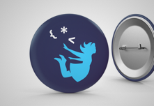 Alice Logo Mini Pin